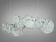 Люстра подвес с круглыми стеклянными элементами. EcoLed Y21053/L1000WH+G - изображение 3