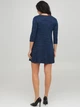 Платье короткое осеннее женское Stradivarius 5242109010 S Темно-синее (KAY2000001328170) - изображение 2
