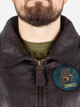 Куртка лётная кожанная MIL-TEC Sturm Flight Jacket Top Gun Leather with Fur Collar 10470009 L Brown (2000980537372) - изображение 4