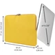 Чехол для ноутбука Tucano 16" Today Sleeve (BFTO1516-Y) - изображение 8