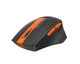 Мышь беспроводная A4Tech FG30S Orange/Black USB - изображение 3