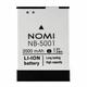 Аккумулятор Nomi NB-5001 для i5001 Evo M3, 2000 mAh AAAA Original PRC - изображение 1