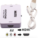 Перетворювач відео AV to HDMI / RCA to HDMI конвертер , 1080p - зображення 5