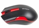 Мышь A4Tech G3-200N,USB,V-Track,1000dpi (Black+Red) беспроводная - изображение 2