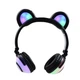 Наушники LINX Bear Ear Headphone Наушники с медвежья ушками LED подсветка 350 mAh Черный (SUN1859) - изображение 1