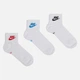 Набор женских носков Nike Everyday Essential DX5074-911 34-38 3 пары Белый (196148785845) - изображение 3