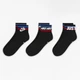 Набор мужских носков коротких Nike Everyday Essential DX5080-010 42-46 3 пары Черный (196148786026) - изображение 3