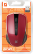 Миша Defender Accura MM-935 Wireless Red (52937) (6343376) - зображення 2
