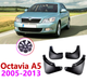 Бризковики XUKEY Skoda Octavia A5 (Шкода Октавія) 2004-2012 р. в. комплект 4 шт KEA600001A, KEA600002A - зображення 4
