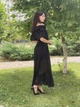 Женское платье из шифона Poliit 8855 черный 36 - изображение 8