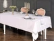 Скатерть Set Maison D'or 150х260+40x140+8psc Diamond T.Cloth White - изображение 1