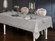 Скатерть Set Maison D'or 150х260+40x140+8psc Diamond T.Cloth Grey - изображение 1