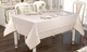 Скатерть Set Maison D'or 160х320+8psc Palmer White-Beige - зображення 2