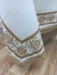 Скатерть Maison Royale Лен с кружевом 160x300 Jumbo Cream-Cappucino - изображение 2