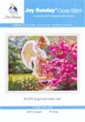 Набір для вишивання за нанесеною на канву схемою "Angel and maple leaf". AIDA 14CT printed , 57*47 см - зображення 2