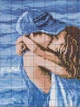 Набор для вышивания по нанесённой на канву схеме "Lovers on seaside". AIDA 14CT printed, 31*43 см - изображение 3