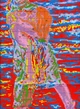 Набор для вышивания по нанесённой на канву схеме "Lovers on seaside". AIDA 14CT printed, 31*43 см - изображение 4