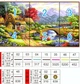 Набір для вишивання за нанесеною на канву схемою "Farm scene". AIDA 14CT printed, 54*33 см - зображення 3