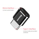 Перехідник BASEUS mini - мама Micro USB to Type-C (тато) 2.4A (CAMOTG-01) - зображення 3