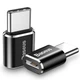 Переходник BASEUS mini Micro USB to Type-C 2.4A. Black - изображение 2