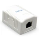 Компьютерная розетка Cablexpert RJ45x1 UTP, cat.5e (NCAC-1U5E-01) - изображение 1