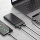 Повербанк портативное зарядное устройство Power Bank Hoco premium 10000 mAh компактная и стильная батарея Black - изображение 2