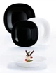 Сервиз столовый Luminarc Carine Black&White 18 предметов (N1489) - изображение 2