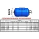 Гідроакумулятор 80л Zilmet Ultra-Pro 10bar горизонтальний (1100008005) - зображення 6