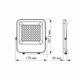 Прожектор LED 30W 5000K 12-24V IP65 VL-F2-305G-12V VIDEX - изображение 2