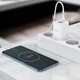 Сетевое зарядное устройство HOCO N13 |1USB/1Type-C, QC3.0/PD, 30W, 3A| адаптер с Type-C кабелем 1м. и быстрой зарядкой White (N13W) - изображение 8