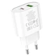 Сетевое зарядное устройство HOCO C95A |Type-C, PD3.0/QC, 3A, 18W| адаптер с Lightning кабелем 1м. и быстрой зарядкой White (C95AL) - изображение 5