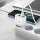 Сетевое зарядное устройство HOCO C95A |Type-C, PD3.0/QC, 3A, 18W| адаптер с Lightning кабелем 1м. и быстрой зарядкой White (C95AL) - изображение 7