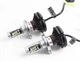 Автомобільні LED лампи Headlight X3 H4 (6000Lm 6500K) - зображення 3