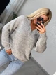 Fashions • Светр жіночий оверсайз Ніка Fashions 44-56 сірий (231-нс) - зображення 3