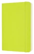 Блокнот Moleskine Classic 9 х 14 см нелінований лимонний зелений м'який - изображение 2
