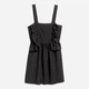 Сукня коротка літня жіноча H&M 0446203_01 46 Чорна (KAY2000001203385) - зображення 3