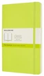 Блокнот Moleskine Classic середній 13&nbsp;x 21 см нелінований лимонний зелений м'який - изображение 1