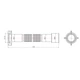 Lidz (WHI) 60 01 G002 01 Гофра с накидной гайкой 11/2" длина 1200 мм - изображение 2