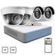 Комплект відеоспостереження Hikvision HD KIT 4x1MP INDOOR-OUTDOOR - зображення 1