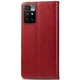 Кожаный чехол-книжка GETMAN Gallant (PU) для Xiaomi Redmi 10 Красный - изображение 3
