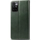 Шкіряний чохол книжка GETMAN Gallant (PU) для Xiaomi Redmi 10 Зелений - зображення 2