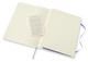 Блокнот Moleskine Classic великий 19 x 25 см нелінований блакитна гортензія м'яка який - зображення 5