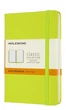 Блокнот Moleskine Classic 9 х 14 см в лінію лимонний зелений - изображение 1
