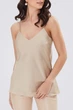 Шелковый топ ES.design ss2008.1 размер M бежевый - изображение 1