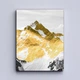 Модульна картина Холстович Golden mountains 90х40 см. Для вітальні, спальні, інтер'єру. - зображення 4