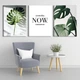 Модульная картина Холстович Tropical leaf 90х40 см. Для гостиной, спальни, интерьера. - изображение 2