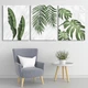 Модульная картина Холстович Marble tropical leaf 90х40 см. Для гостиной, спальни, интерьера. - изображение 6