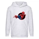 Худи детская Человек Паук 009 (Spider Man) серый (SPM gry 009) 152 см - изображение 1