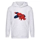 Худи детская Человек Паук 004 (Spider Man) серый (SPM gry 004) 116 см - изображение 1