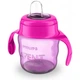 Поїльник-непроливайка Philips AVENT з м'яким носиком 200 мл рожевий 6 міс+ (SCF551/03) - изображение 1